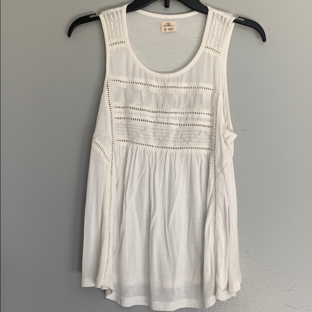 O’NEILL cute white/cream tank top